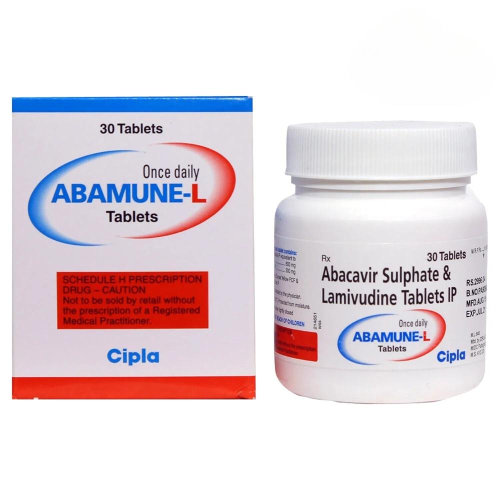 Abamune L Abacavir & Lamivudine Tablets 