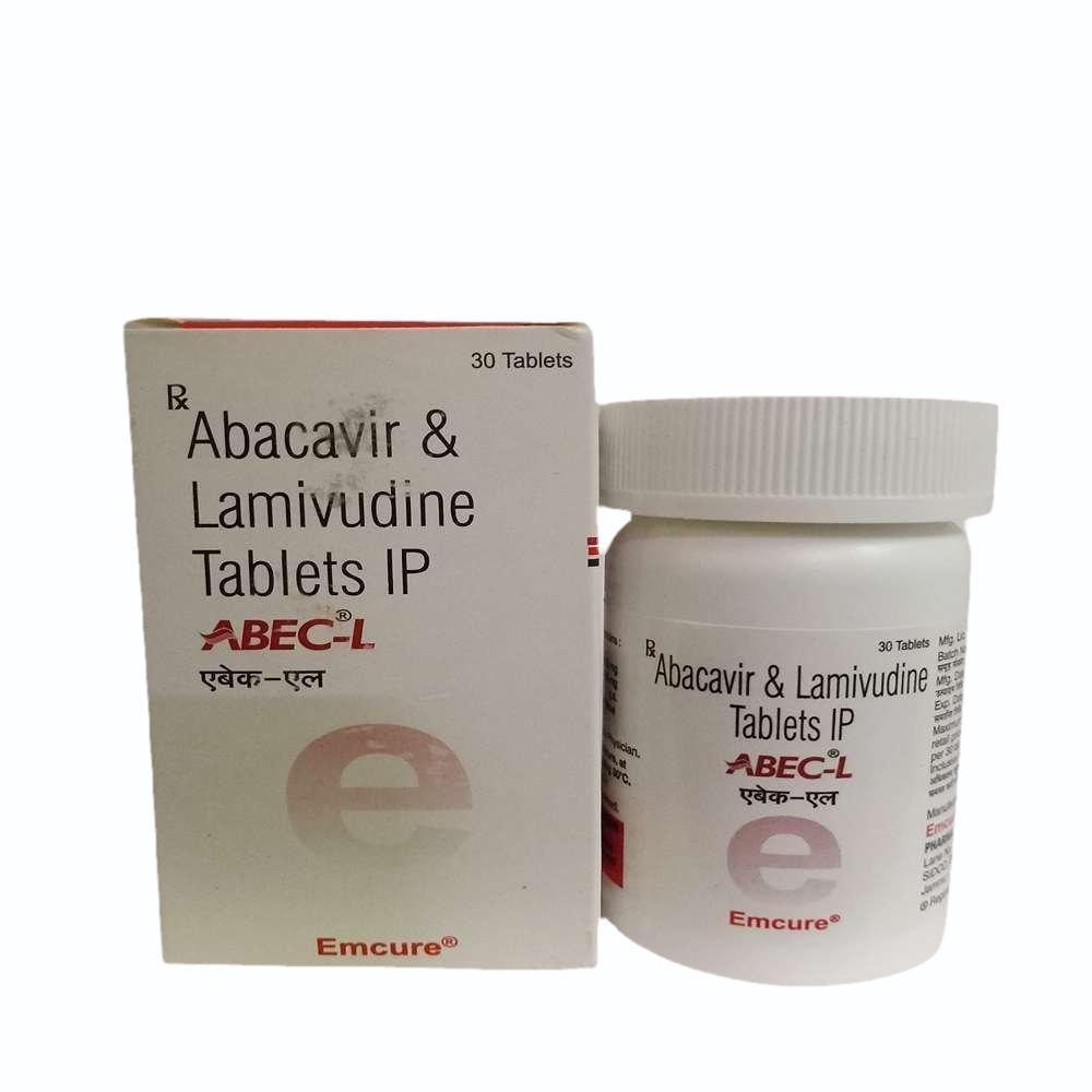 Abec L Abacavir 600 mg+Lamivudine 300 mg Tablet  