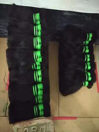 South Indian Remy Temple Hair ( 8 Inch ) Double Drown Hair