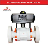 Polypropylene (PP) Ball Valve With Electrical Actuator
