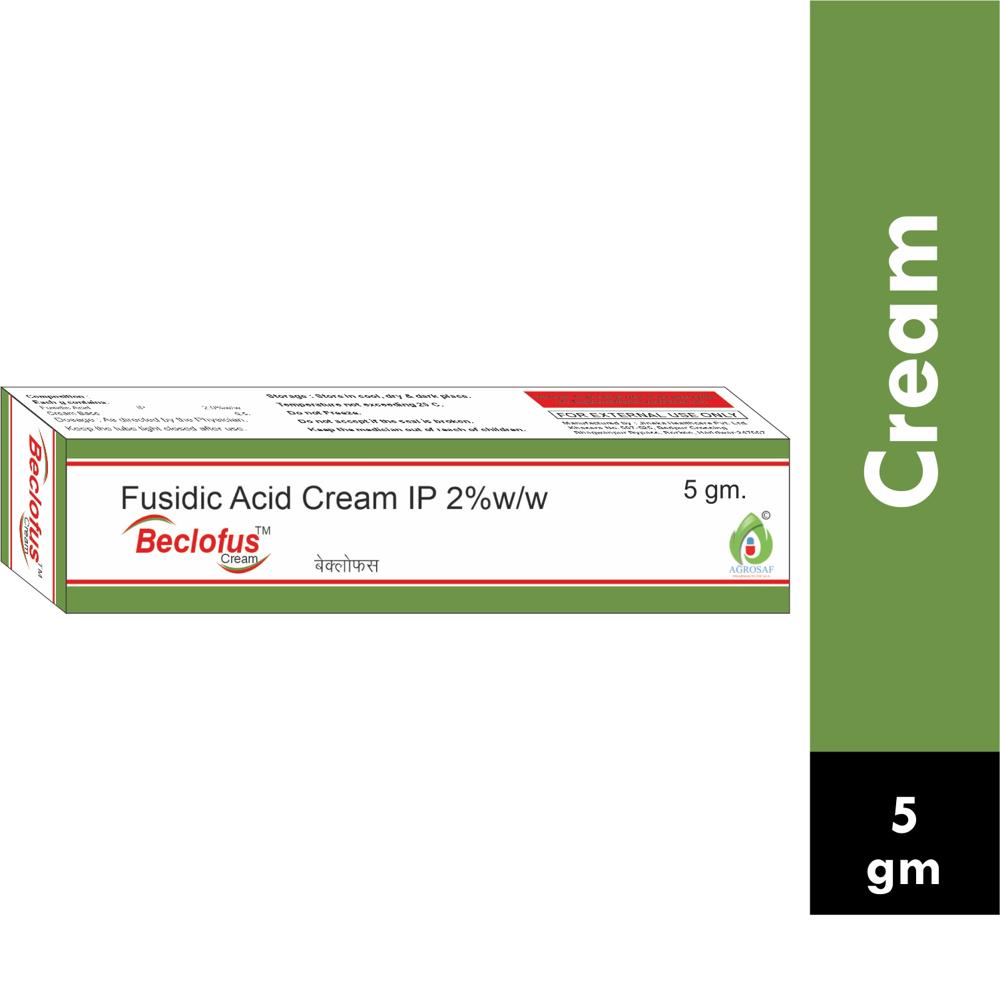 BECLOFUS CREAM 5GM - FUSIDIC ACID (2% W/W)