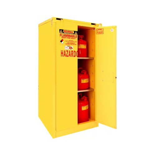 Hazardous Storage Cabinets - Color: Yellow