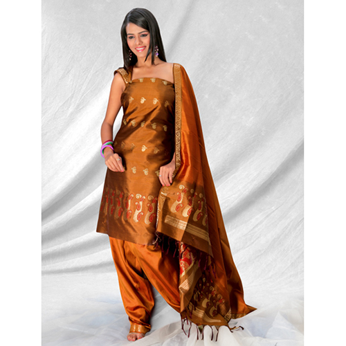 Pure Cotton Handloom Salwar Suit - Color: Different Available
