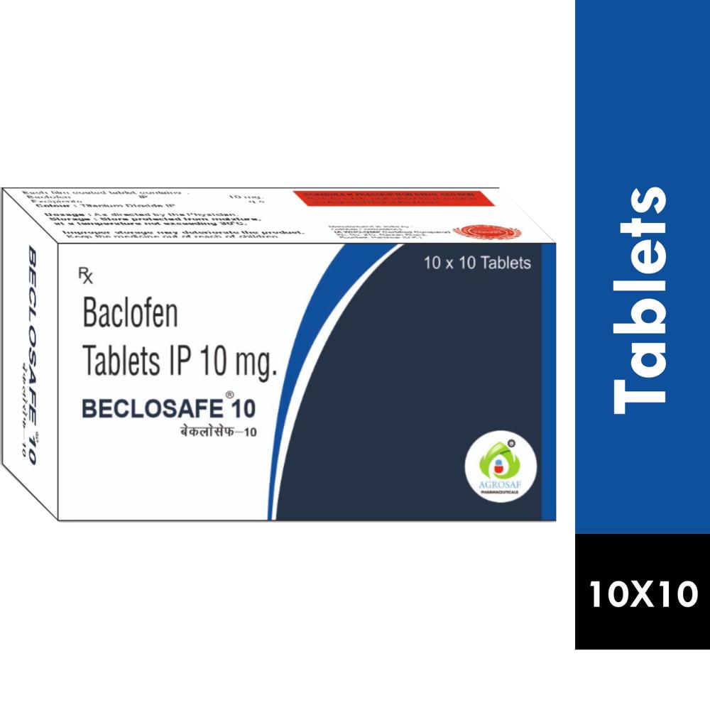 BECLOSAFE 10 TABLET - Baclofen (10mg)
