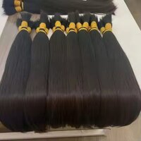 Single Donor Hair Extension  ( 24 to 30 Inch ) Remy Hair Bundles With Double Drown Quality