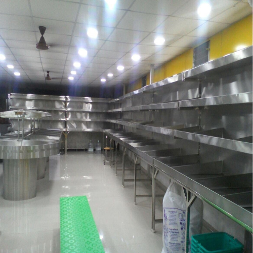 SS Vegetable & Fruits Display Stand