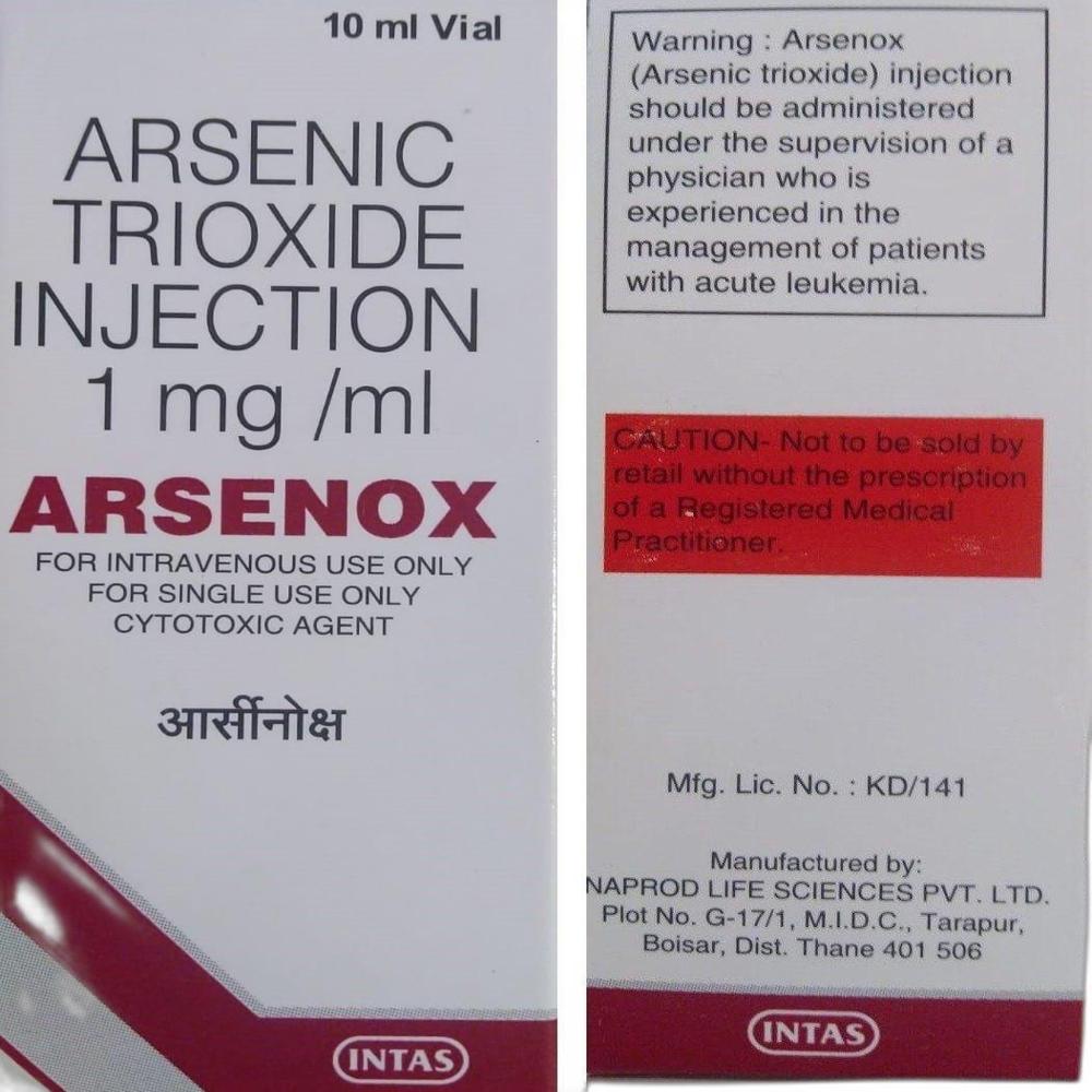 Arsenox Arsenic Trioxide  Injection 10 mg