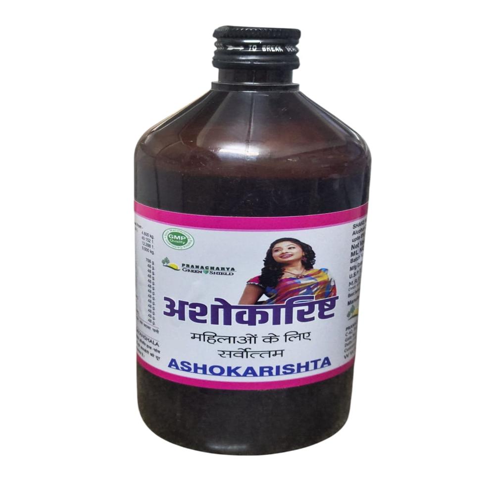Ashokarishta  Ayurvedic Uterine Tonic for Womens Health  Pranacharya Green Shield