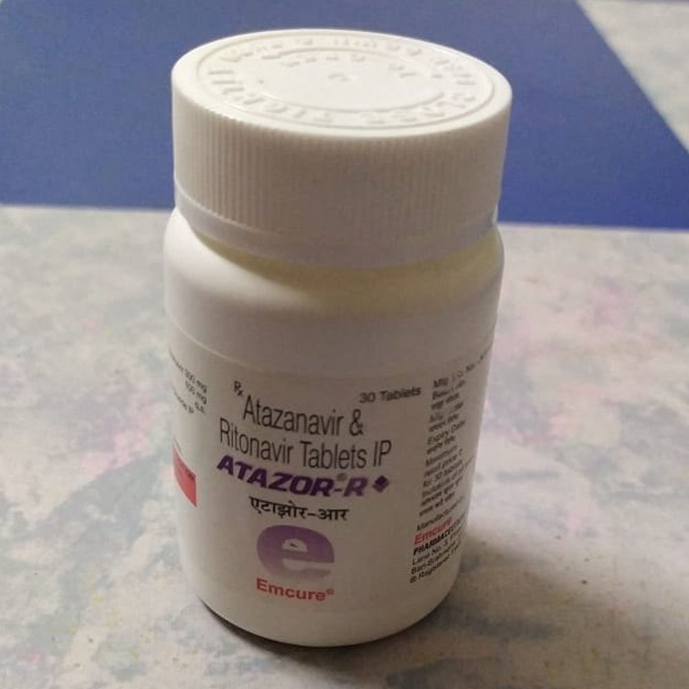 Atazor-R Atazanavir 300mg + Ritonavir 100mg Tablet