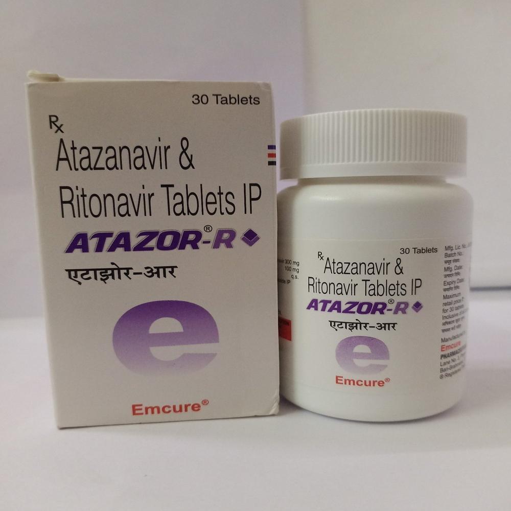 Atazor-R Atazanavir 300mg + Ritonavir 100mg Tablet