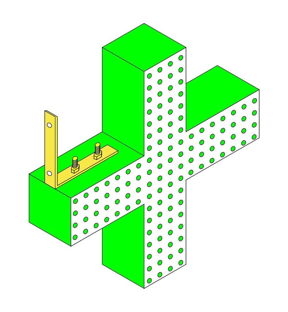 Flashing Green LED Medical Cross Sign 18x18 Inches