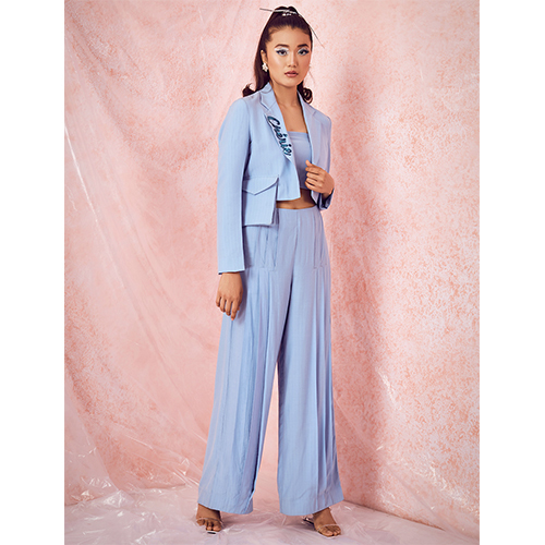 Imported Suiting Material Blazer And Pants Set