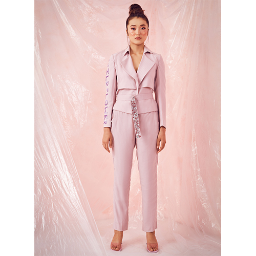 Imported Suiting Material Blazer And Pants Set