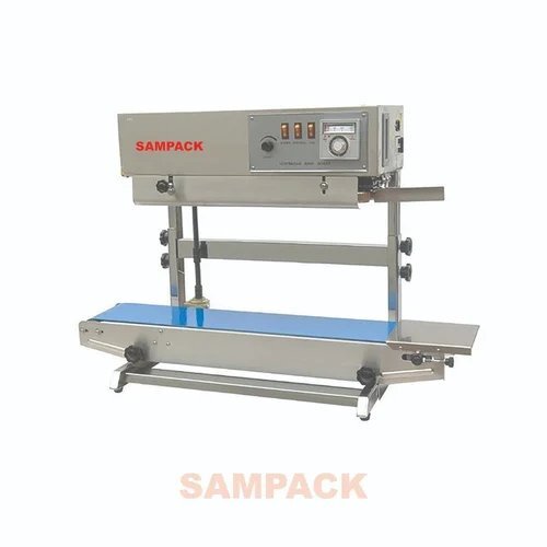 Vertical Band Sealing Machine - Mild Steel, 110-220v, 100-300â°c, 3-5 Kg Load Capacity, 250-500 Pph, Semi-automatic, Industrial Application