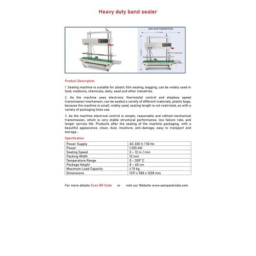 Heavy Duty Sealing Machine