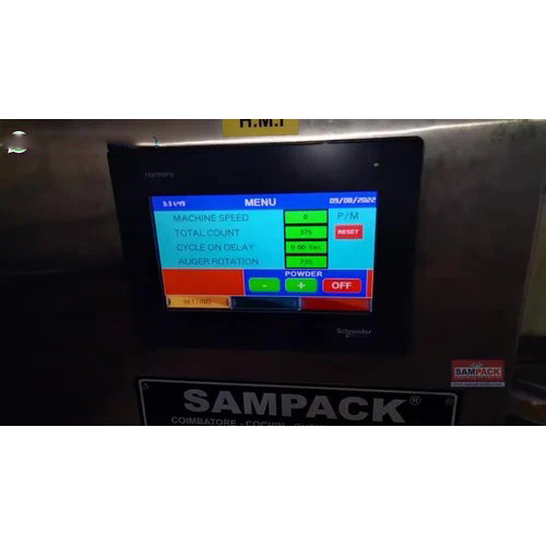 Spices Packaging Machine - Metal, 3000-4000 Pouches/hr | Automatic, Durable, Rust Proof, Heavy Duty, Efficient, Human Machine Interface