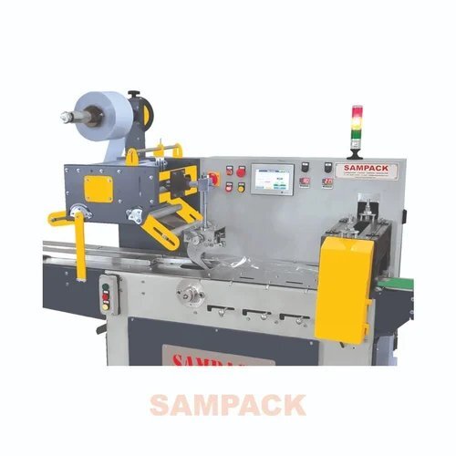 Horizontal Flow Wrapping Machine - Metal, 800 Kg | Automatic Operation, 220v, Warranty Included