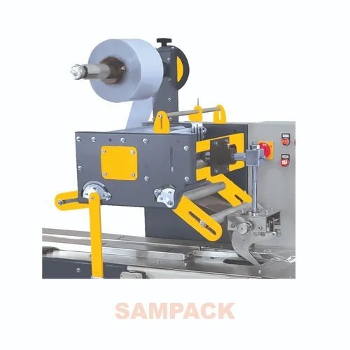 Horizontal Flow Wrapping Machine - Metal, 800 Kg | Automatic Operation, 220v, Warranty Included
