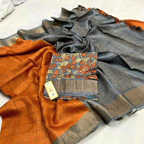 Zori Pure Deshi Bengal Tusser Silk Saree