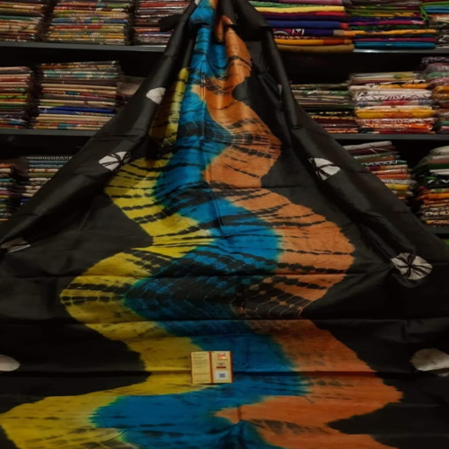 Hand Shivori Tye And Dye Pure Murshidabad Silk Saree