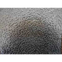 Aluminium Embossed Sheet - 4 Millimeter Thickness, Silver Color, High-durability Aluminium Alloy, Rectangular Shape, Polished Surface Finish