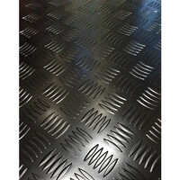 Aluminium Chequered Plates - 3mm Thickness, Silver Polished Finish | Lightweight, Durable, Alloy Composition For Industrial Flooring