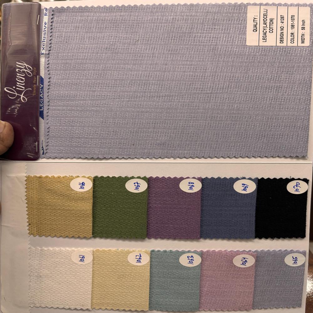 Legacy Linen Cotton Fabric Width 58 - Attributes: Light In Weight