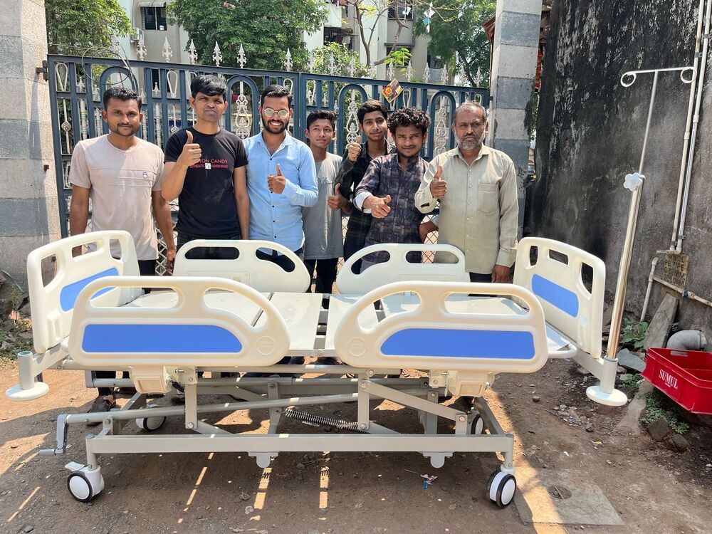 Icu Electric Hospital Bed - Color: White