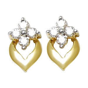 Diamond Earrings For Girls, Diamond Earring Gender: Women'S