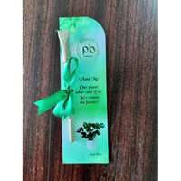 Eco-friendly Recycled Paper Pen With Custom Brand Printed Card - Color: White