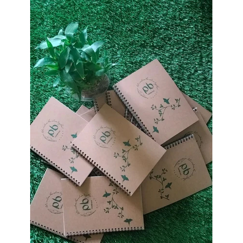 Wire O Notebook with Recycled Papers