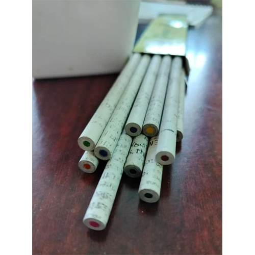 Newspaper Seed Colour Pencil