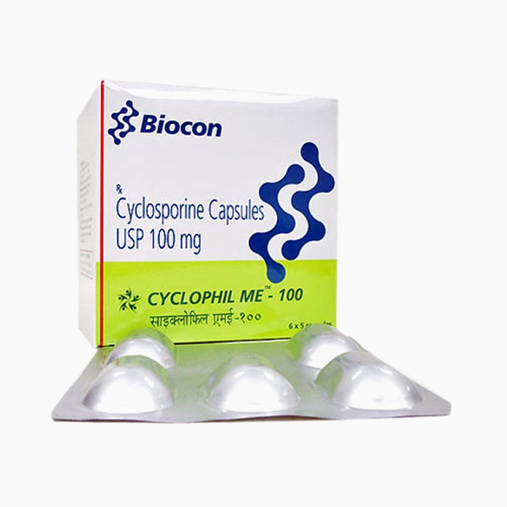 Cyclophil Me Ciclosporin Capsule 100 Mg - Origin: India