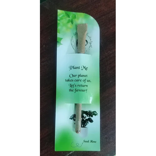 Customized Recycled Paper Seed Pen With Holder