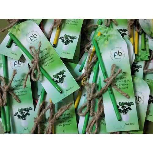 Ecofriendly Seed Pencils With Holder Gifting