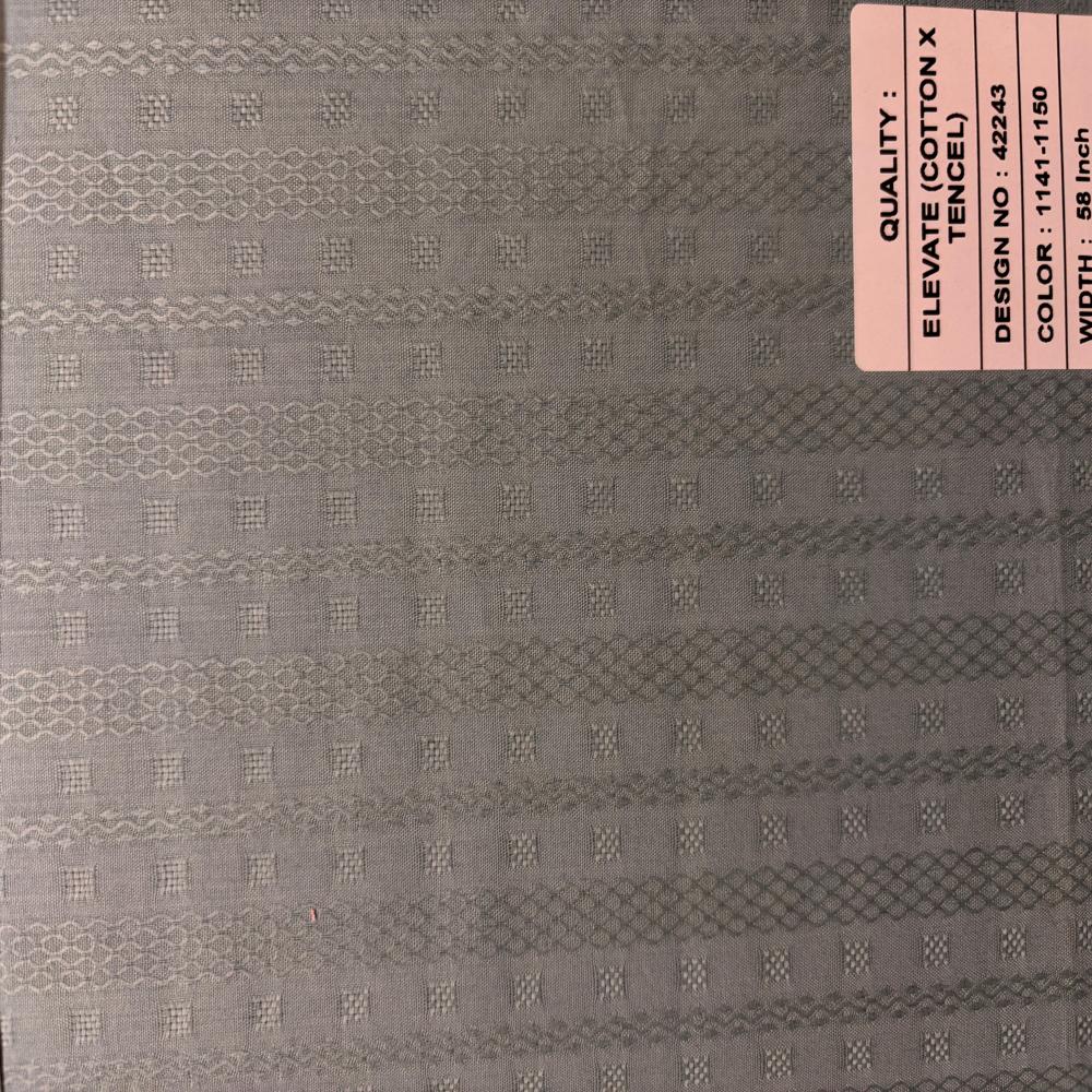 Elevate Cotton Tencal Fabric Width 58 - Application: Apparel