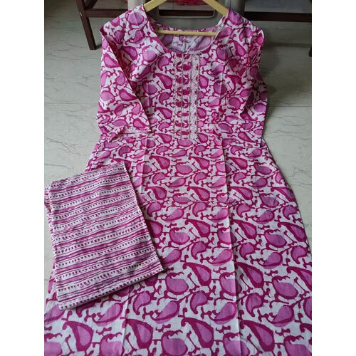 Kurti Palazzo Set - Color: Purple