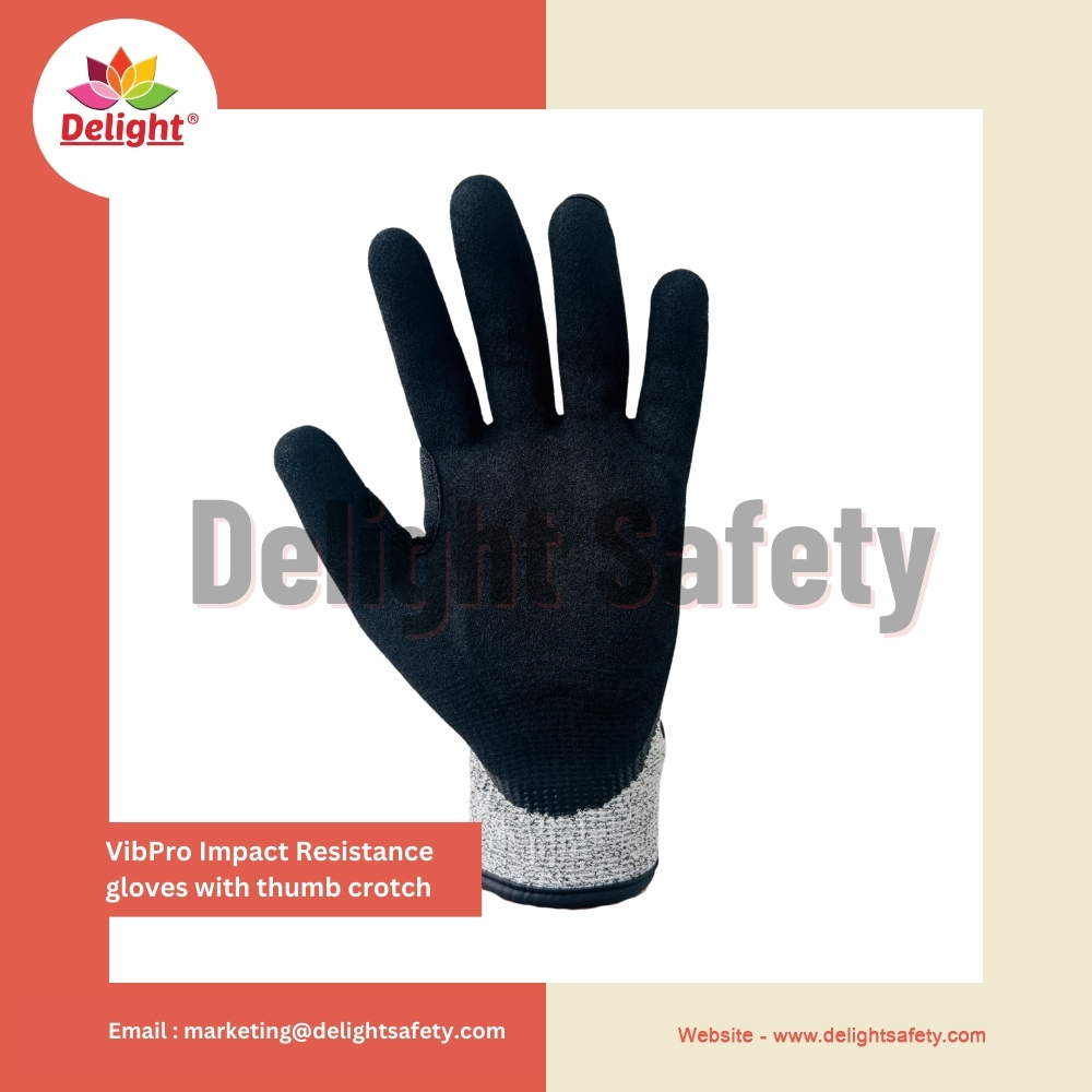 Delight Vibpro Impact Resistance Gloves With Thumb Crotch - Gender: Both