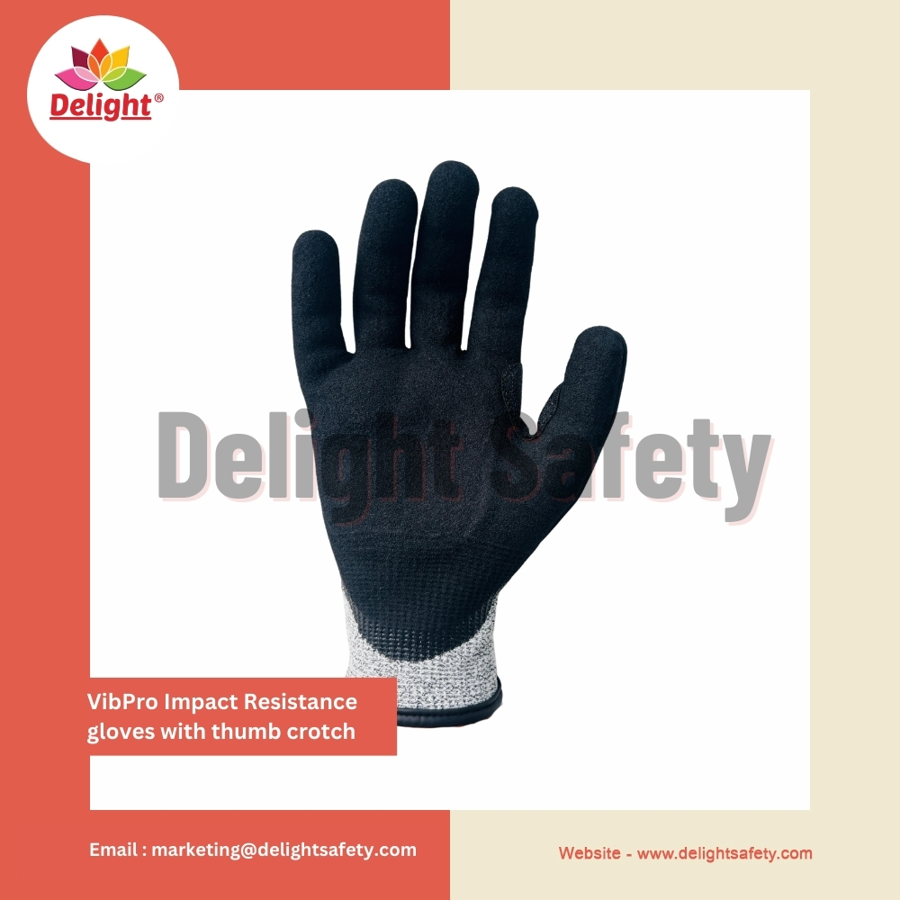 Delight VibPro Impact Resistance gloves with thumb crotch