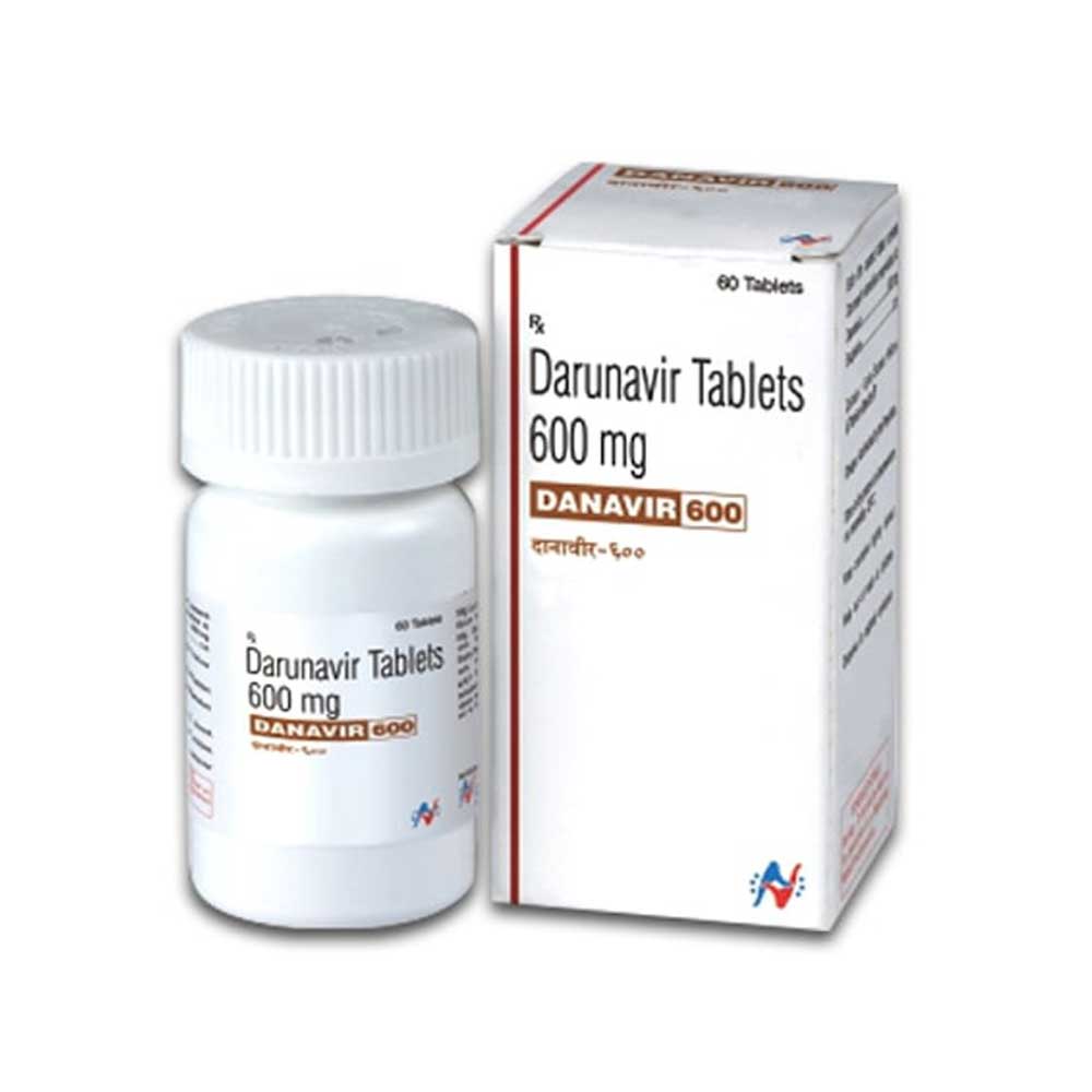 Danavir DARUNAVIR-600MG + RITONAVIR-100MG Tablet 