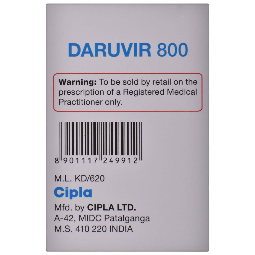 Daruvir Darunavir Tablet 800mg 