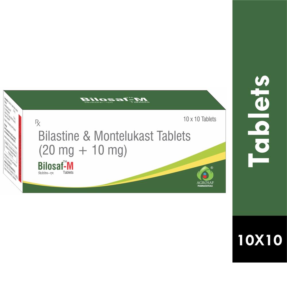 BILOSAF M TABLET - Bilastine (20mg) + Montelukast (10mg)