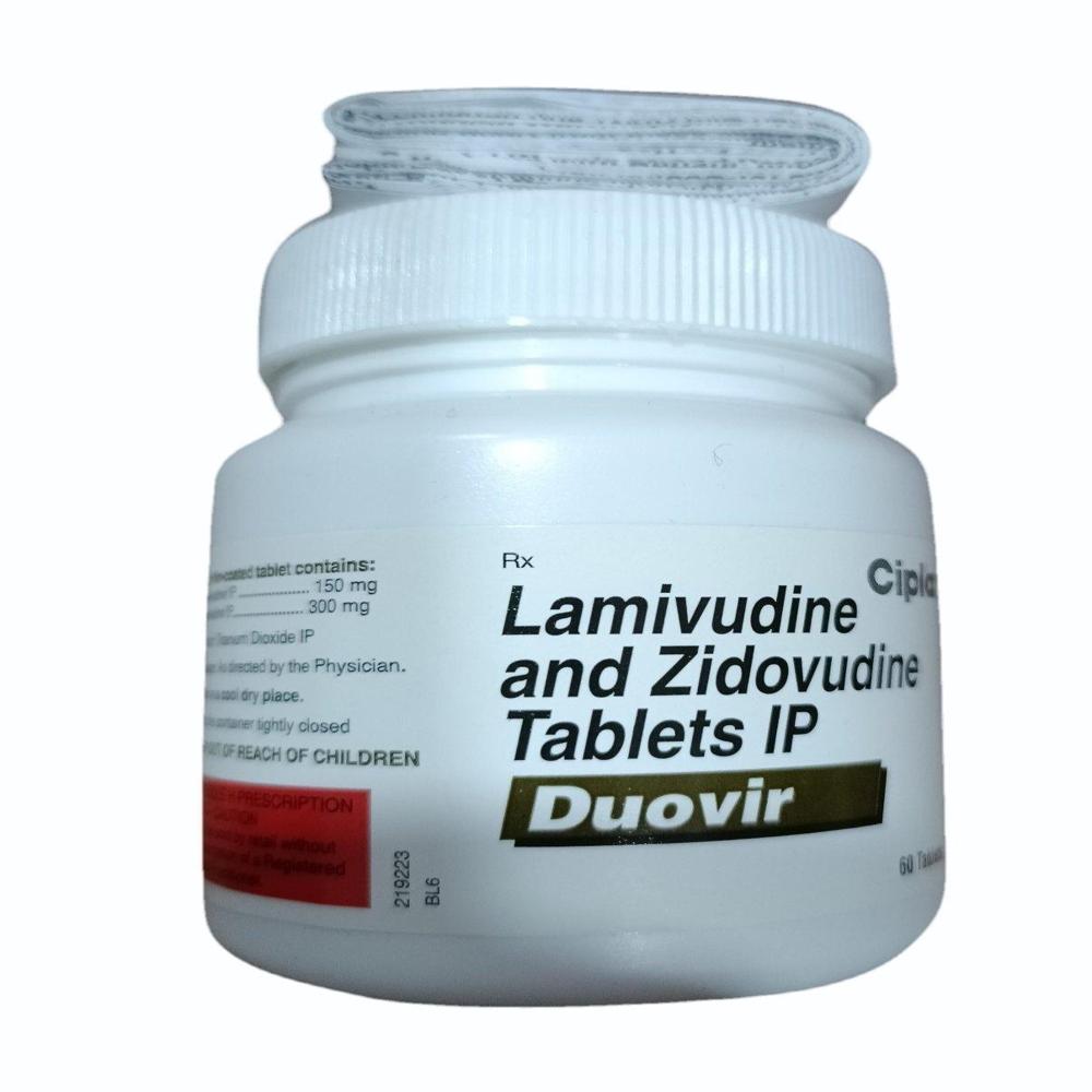 Duovir Lamivudine (150mg) + Zidovudine (300mg) Tablet 