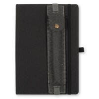 A5 Notebook with Leather Pen Pouch