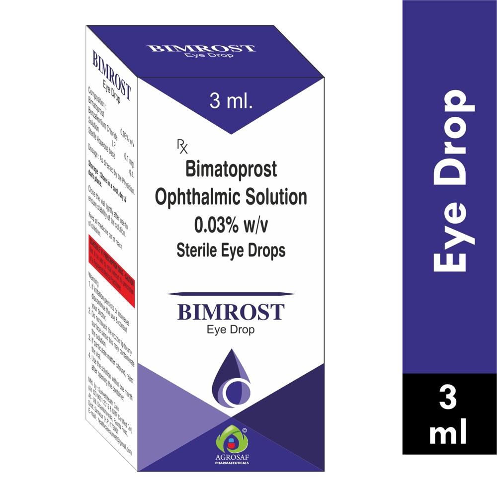 BIMROST EYE DROP - BIMATOPROST 0.03% w/v, STERILE AQUEOUS BASE.