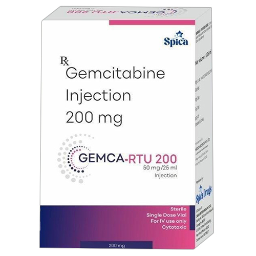 Gemca - Rtu Gemcitabine Injection 200 mg