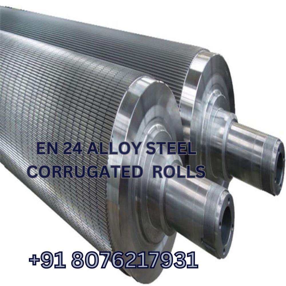 En24 Alloy Steel Forged Corrugated Rolls