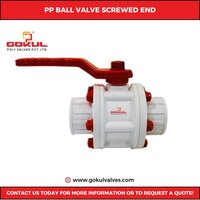 PP BALL VALVE FLANGE END