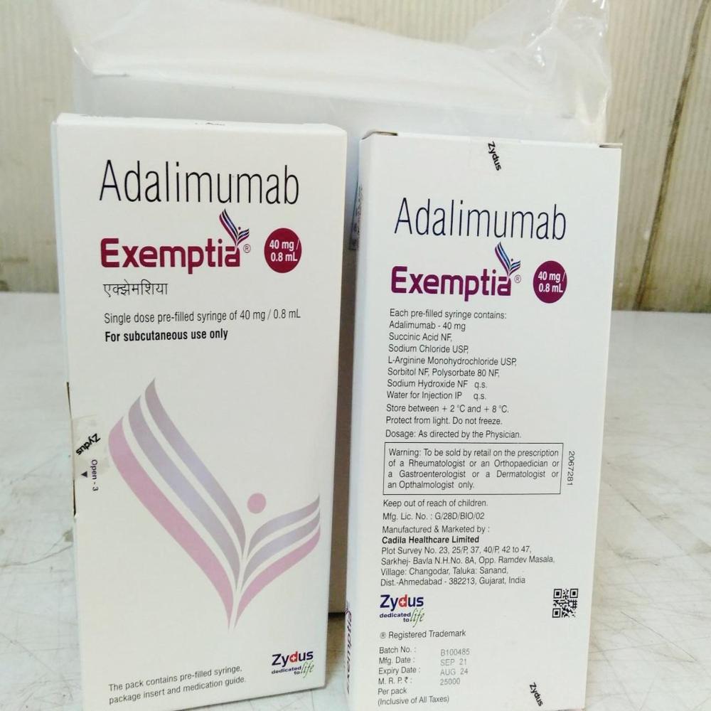 Exemptia Adalimumab Injection 40mg 