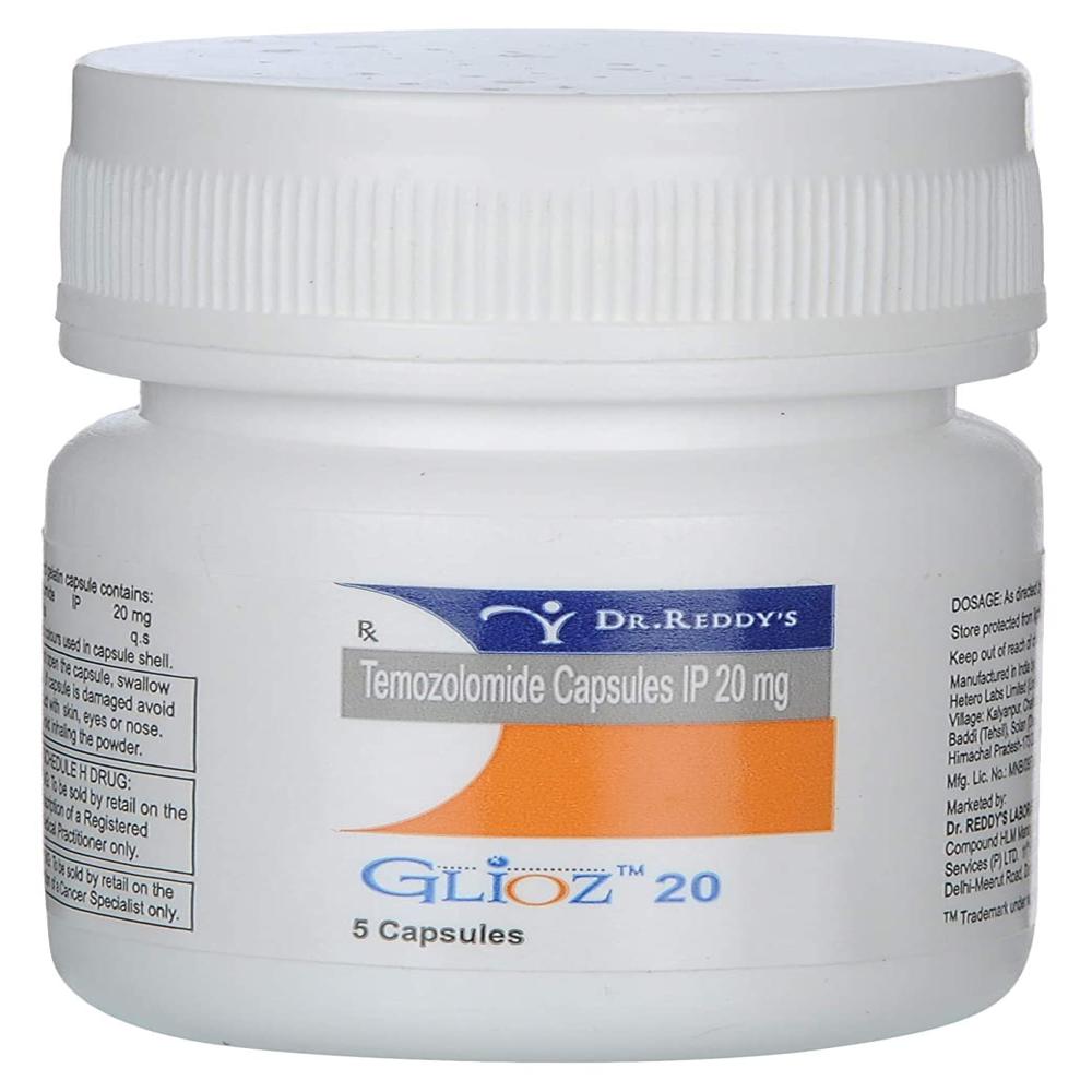 Glioz  Temozolomide Capsule 20 mg 